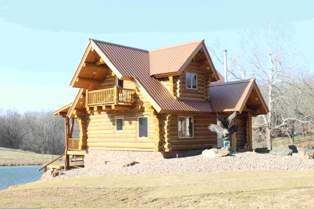 Schaaf Log Home exterior