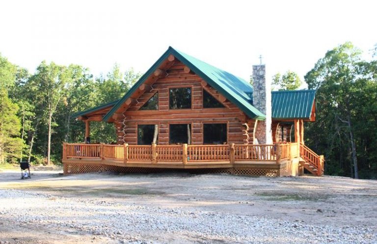 Pearce Log Home exterior