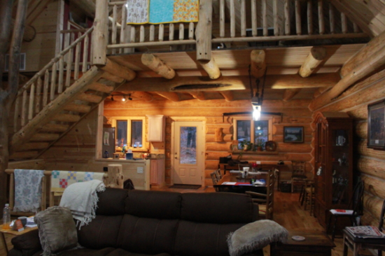 Loft overlook above the Gordon living space