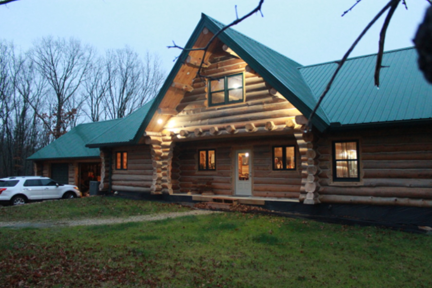 Gordon Log Home exterior