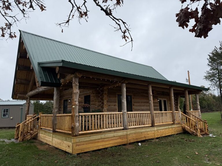 Rogers Log Home exterior
