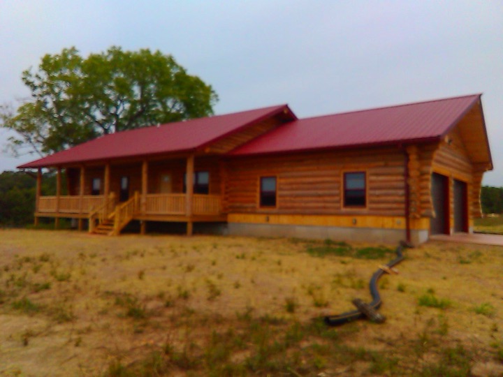 Presnell Log Home exterior